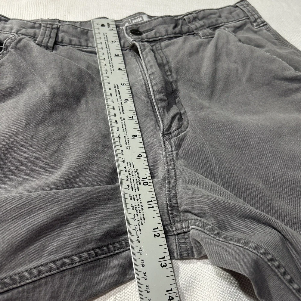 Carhartt Rugged Flex Pants Mens 34x34 Relaxed Fit Gray Canvas Work 102291